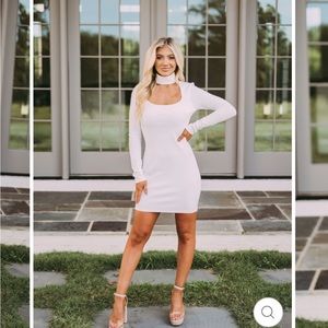 Bodycon Dress - Off-White Size M and L